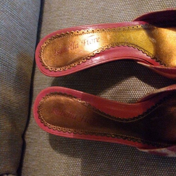 ❤️ISABELLA FIORE Rose Leopard / Pink Crystal Kitten Heel Shoes 7.5 - Picture 4 of 7